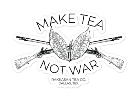 Make Tea Not War Sticker
