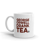George Orwell Drank Tea Mug