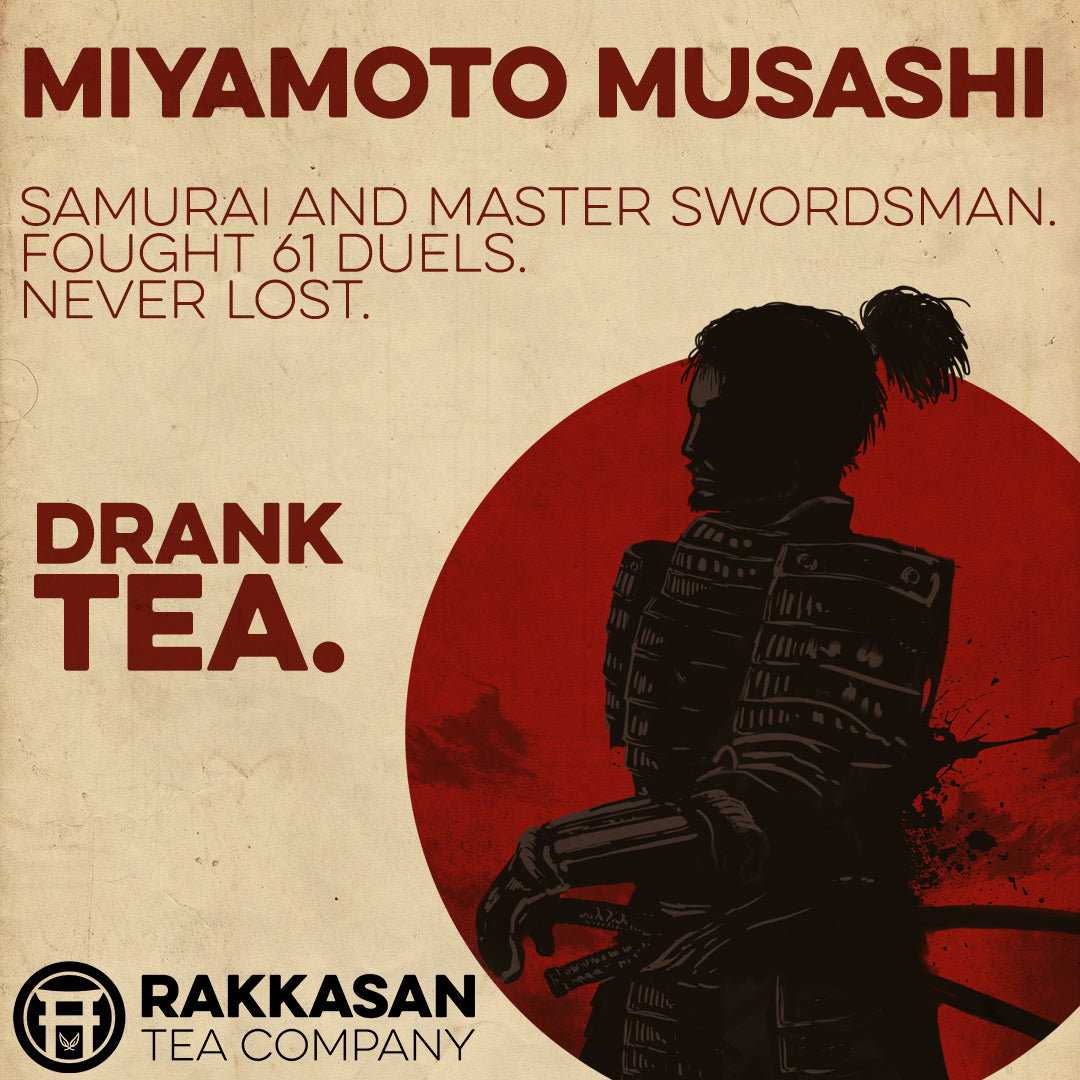 Miyamoto Musashi Drank Tea Mug – Rakkasan Tea Company