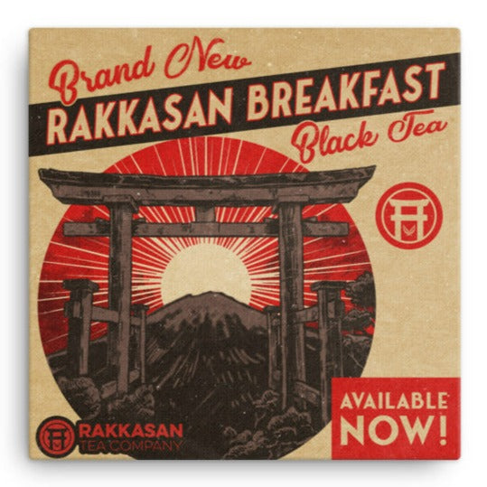 Rakkasans Lettering Retro Rakkasan Canvas – Rakkasan Tea Company