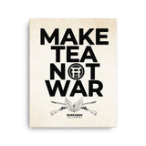 Make Tea Not War Canvas Print