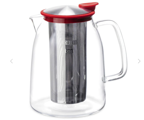 FORLIFE Glass Pitcher with Basket Infuser