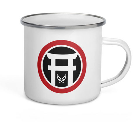 Rakkasan Tea Logo Enamel Mug