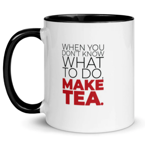 Make Tea Colored Inside Mug