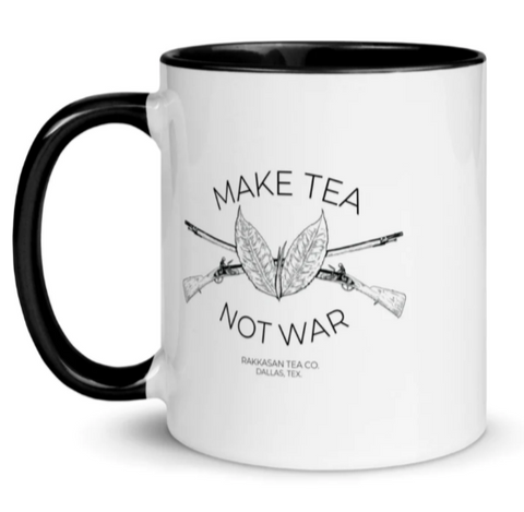 Make Tea Not War Colored Inside Mug