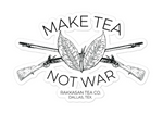 Make Tea Not War Sticker