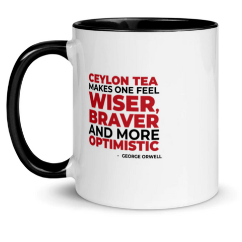 Drink Ceylon Tea Colored Inside Mug
