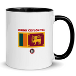 Drink Ceylon Tea Colored Inside Mug